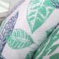 New Living Series Double-Sided Design Decorative Throw Pillow Cover, 18" X 18", Cyan/Blue, 4 Pack