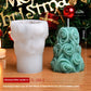 Christmas Cylindrical Aromatherapy Candle Silicone Mold