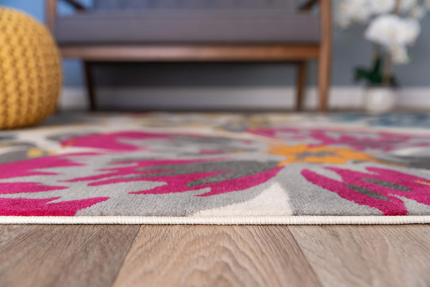Modern Floral Area Rugs 3'1" X 5' Multi