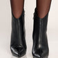 Elegant High Heel Ankle Boots Gavardy, Black
