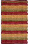 Cotton Diamond Weave 24X36 Inch Red Combo Area Rug, Indoor/Outdoor, Machine Washable, Hand Woven, Living Room & Kitchen Entryway