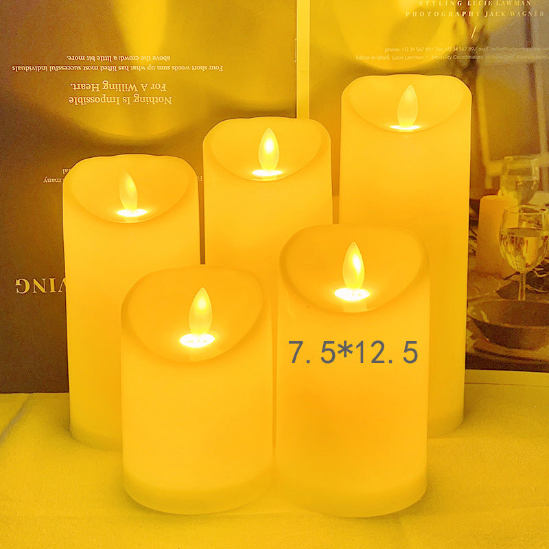 LED Electronic Candle Light Swing Paraffin Hotel