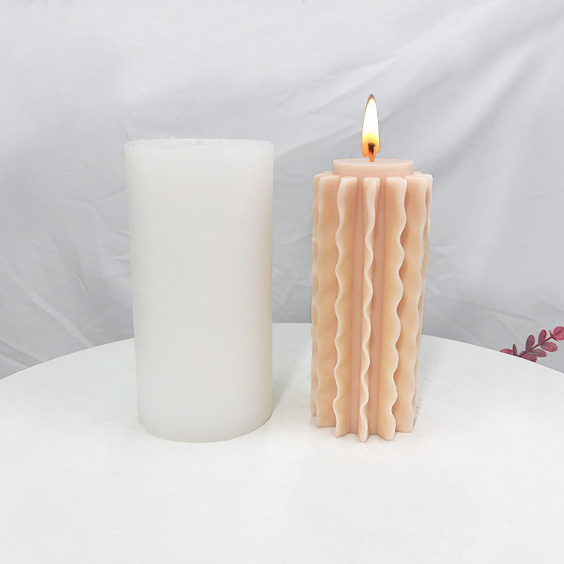 Diy Fragrant Stone Epoxy Decoration Geometry Candle Mould