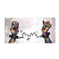 Children's Graffiti Wall Art Canvas Abstract