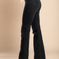 Flared jeans, black