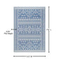 Kandace Tribal Blue 5 Ft. X 8 Ft. Indoor/Outdoor Patio Area Rug