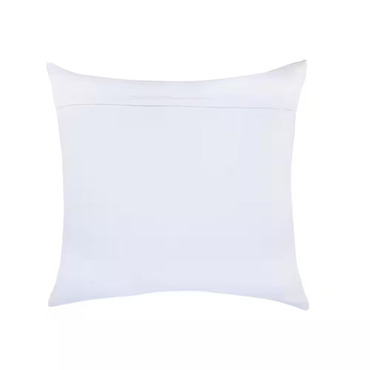 Blue Geometric Polyester 18 In. X 18 In. Throw Pillow Set of 4