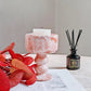 Natural Marble Aromatherapy Diffuser Candle Holder Ornament