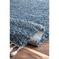 Contemporary Brooke Blue 8 Ft. X 11 Ft. Shag Area Rug