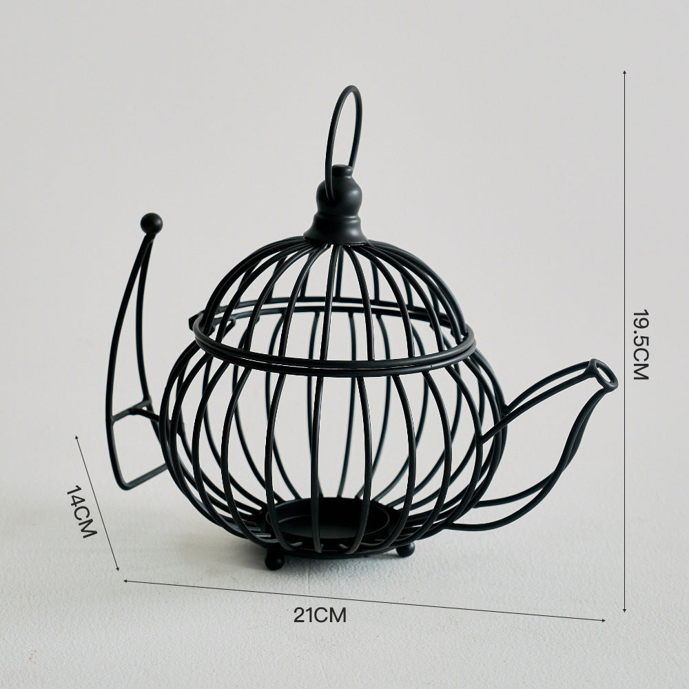 Living Room Coffee Table Vintage Candle Holder Ornament