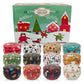 6/12Packs of Scented Candles, Christmas Candles, Candles, 2.5 Ounces (About 70.9 Grams) Scented Candles, Christmas Gifts, Gifts