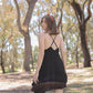 3-Layer Ruffle Slip Dress