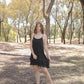 3-Layer Ruffle Slip Dress