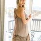 3-Layer Ruffle Slip Dress