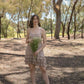 3-Layer Ruffle Slip Dress