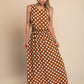 DRESS DOTTIE - BROWN