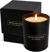 Lavender, Mint & Sage Scented Candle | Soy Christmas Candles, Black Candle for Home | Holiday Candles Gifts for Women and Men | Home Fragrance | Aromatherapy| 8Oz, 45 Hour Burn