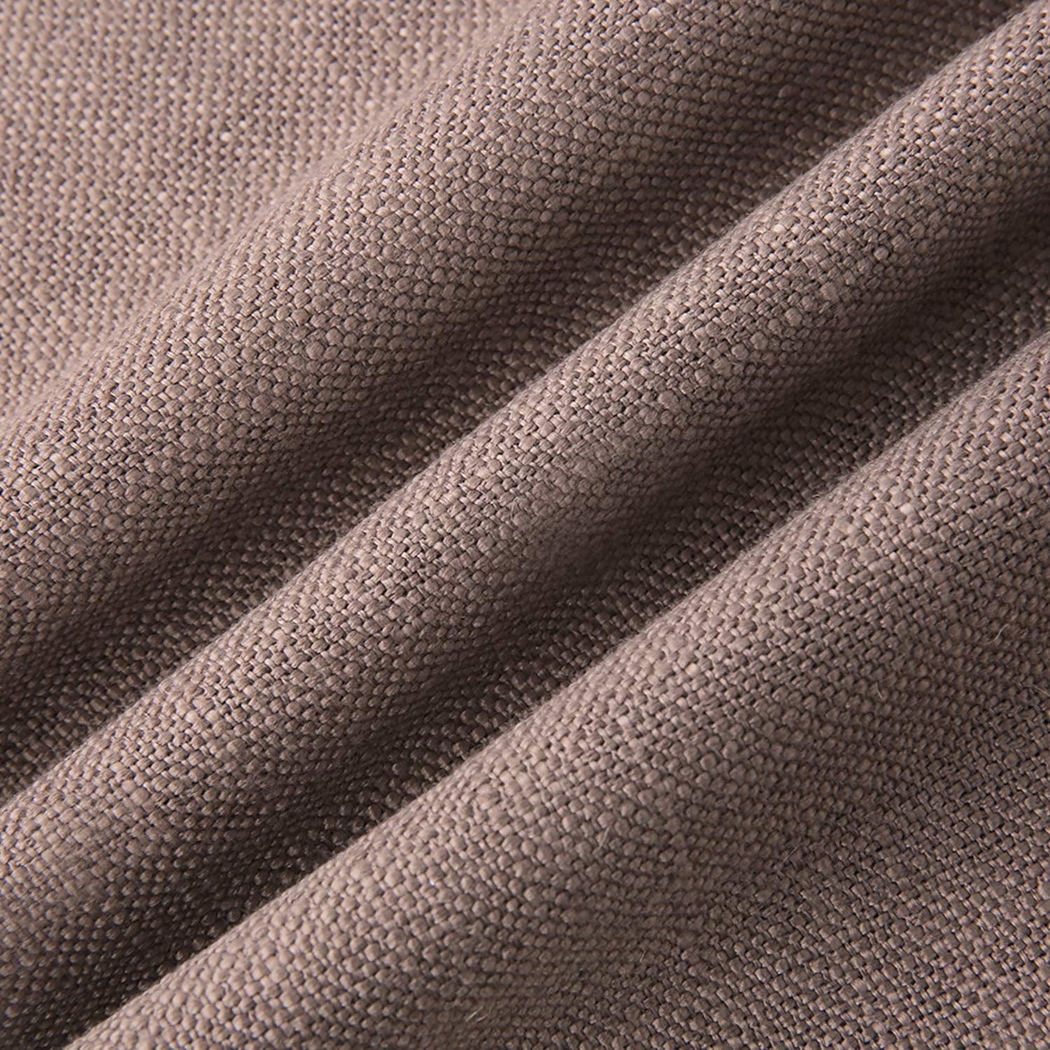 Linen Trimmed Farmhouse Series Decorative Throw Pillow, 20" X 20", Brown, 1 Pack