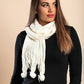 Set of 7  scarves, multicolored.