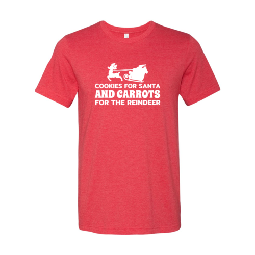 Cookies For Santa Carrots For Reindeer Shirt