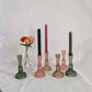 Nordic style stained glass candle holder decoration