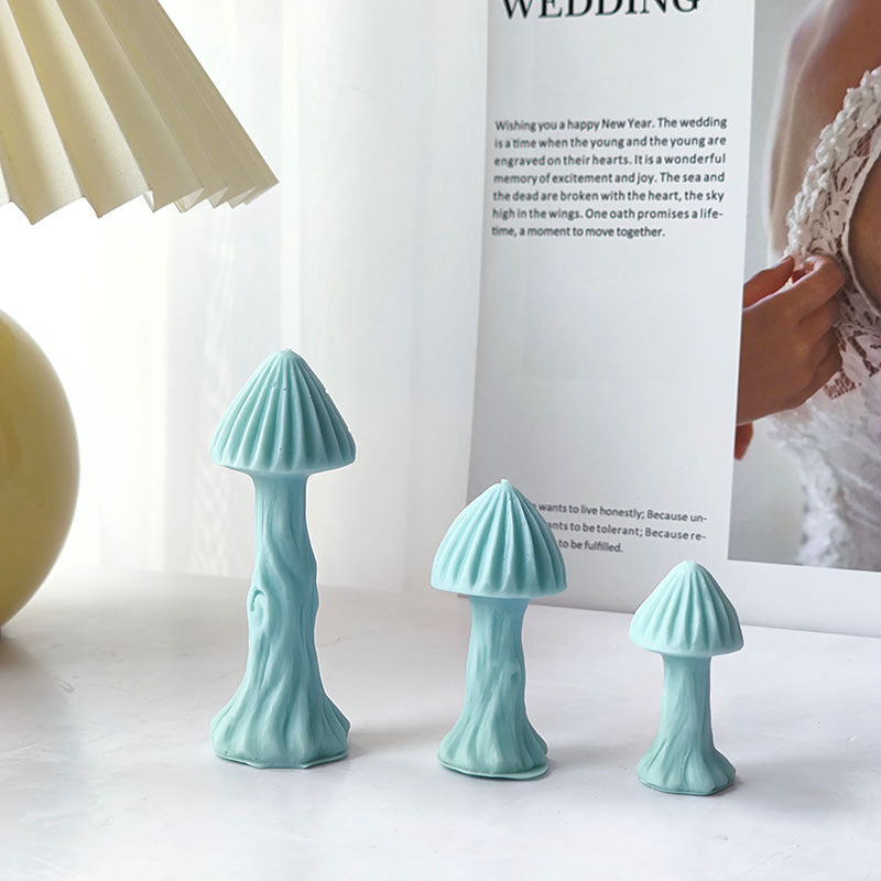 Handmade DIY Aromatherapy Mushroom Candle Silicone Mold