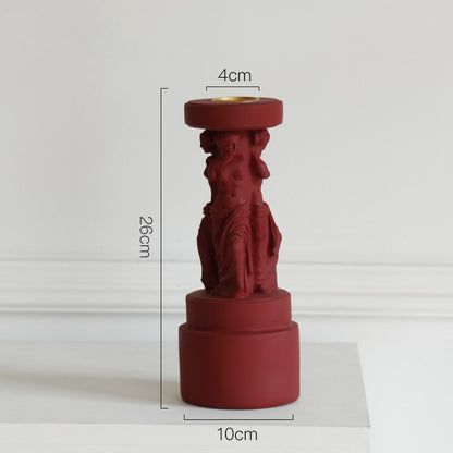 Ancient Greek Ionian Roman Column Aroma Candle Holder