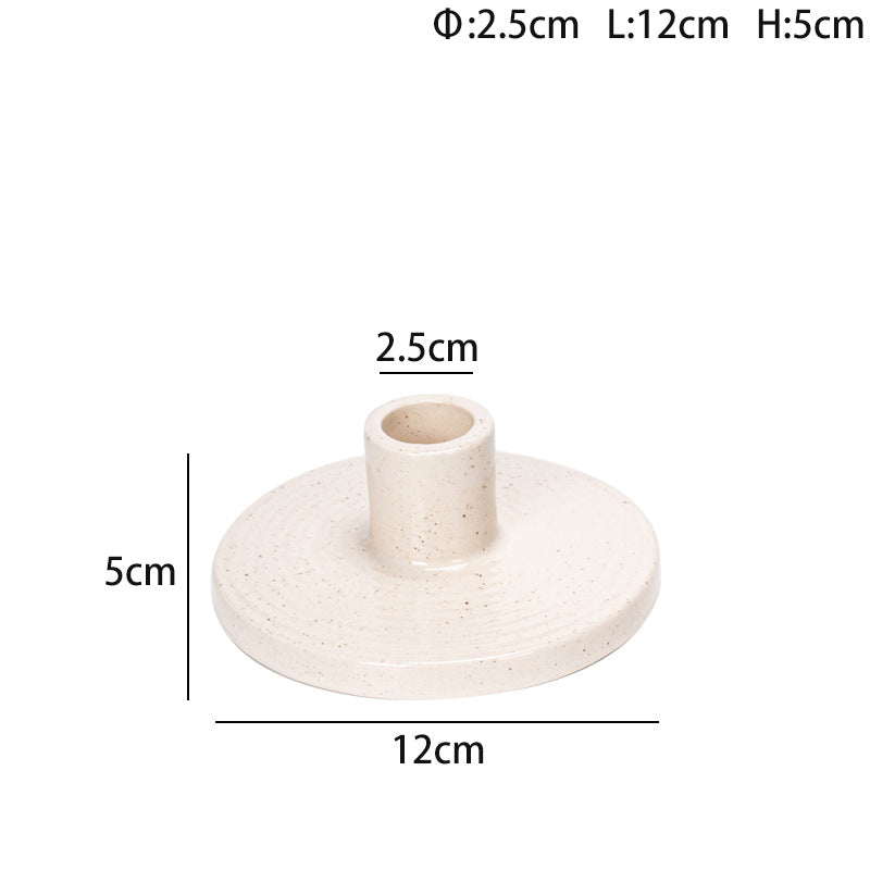 Modern Creative Ceramic Candle Holder Home