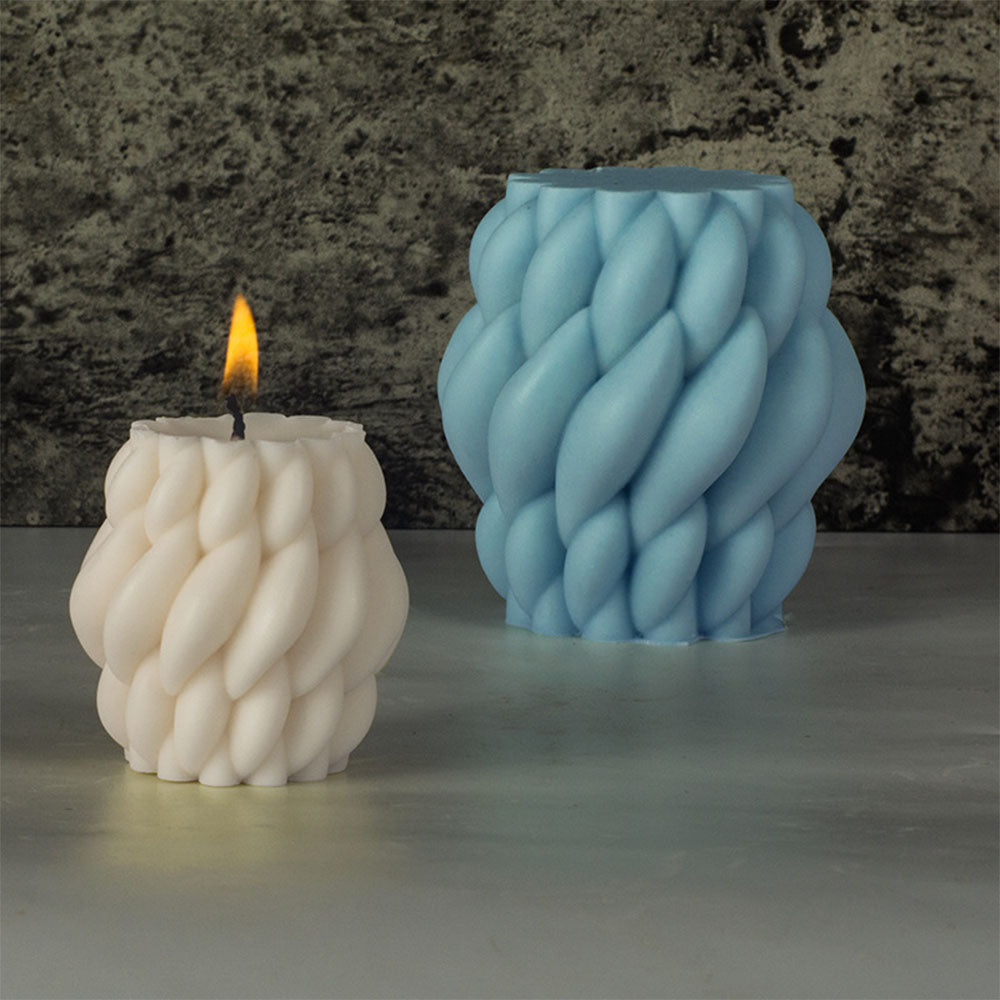 Aromatherapy Candle Silicone Mold Spiral Raindrop Creativity
