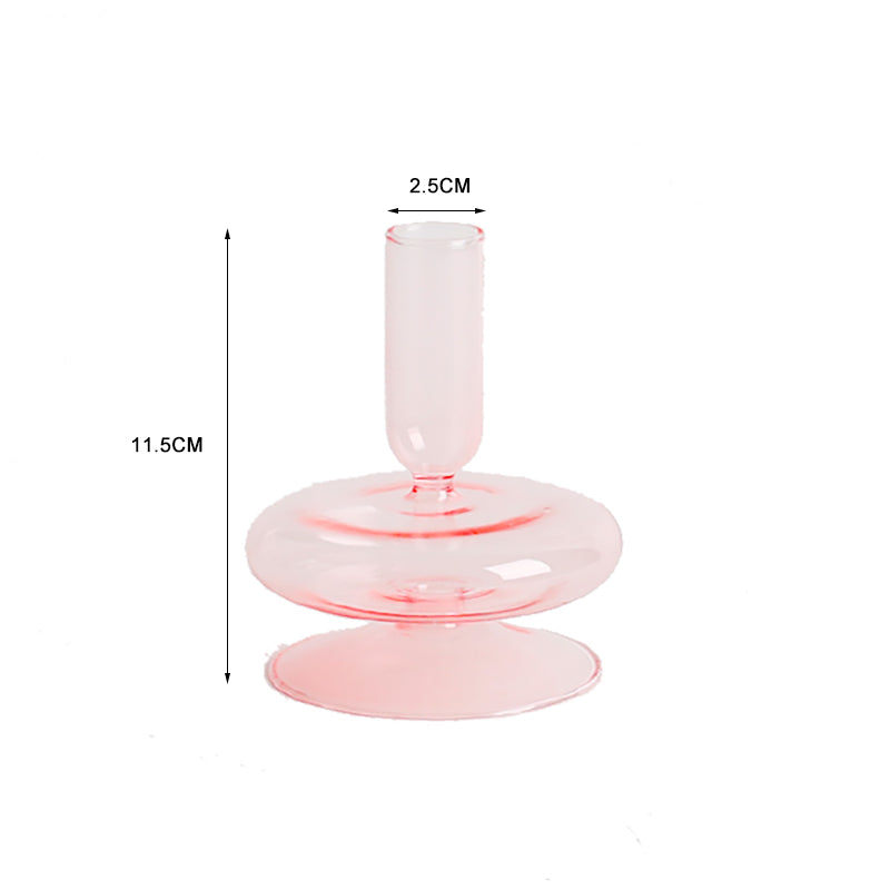 Candlelight Dinner Creative Glass Candle Holder Decoration