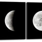 Moon Large Modern Giclee Canvas Prints Artwork Abstract Space Pictures Paintings on Stretched and Framed Canvas Wall Art Ready to Hang for Living Room Bedroom Home Office Decorations