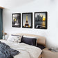Framed Paris Wall Art Set of 3-12 X 16 Inch Black White Eiffel Tower Pictures for Bedroom & Living Room Decor | Modern Trendy Parisian Themed Wall Decor