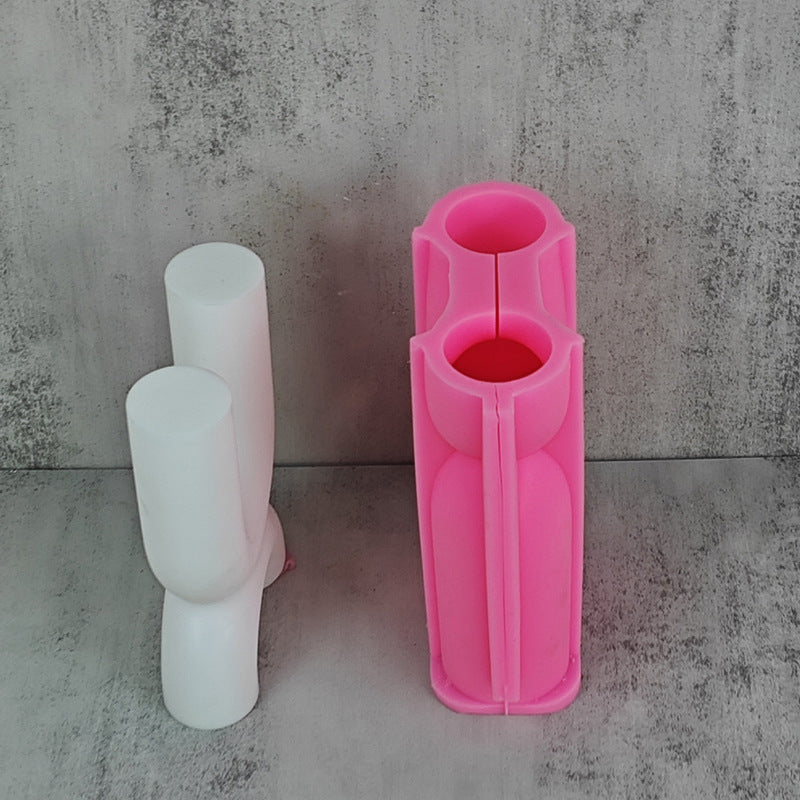New U-shaped Aromatherapy Candle Silicone Mold