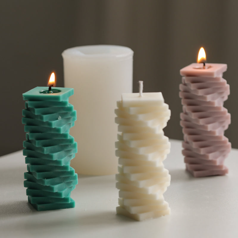 Rotary Modeling Blocks DIY Candle Mould