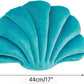 Seashell Throw Pillows for Couch,Outdoor Sea Shell Bed Pillows Decorative for Patio Furniture Sea Princess (Navy Blue, M)