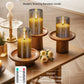 Flameless LED Candles 3 Pack Battery Operated Candles with Remote Control, Realistic Flickering Candles for Safe Ambiance