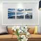 Canvas Wall Art for Living Room Wall Decor for Bedroom Blue Beach Wall Pictur...