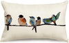 12X20 Lumbar Pillow Decorative Throw Pillows,Small Throw Pillows 12"X20" Teal