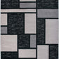 Contemporary Modern Boxes Design Soft Indoor Area Rug 3'3" X 5' Gray