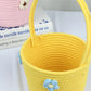 Wedding Flower Basket with Handle Candy Storage Baskets Candy Gift Tote Baskets Organizers Kitchen Home Decorations