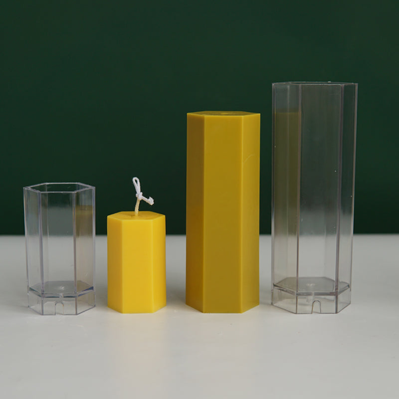 Hexagonal Candle Mould Pc Acrylic Plastic