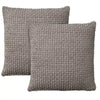 Lifestyle Grey 18 In. X 18 In. Square Throw Pillow