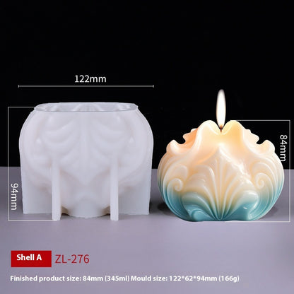 Handmade Shell Aromatherapy Candle Mold