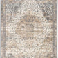 Distressed Traditional Indoor/Outdoor Runner Rug 2' X 7' Beige