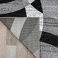 Contemporary Abstract Circles Perfect for High Traffic Areas of Your Living Room,Bedroom,Home Office,Kitchen Runner Rug 2' X 7' Gray
