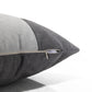 Blue Grey Patchwork Pillow Cover
