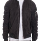FAUX SUEDE BOMBER
