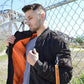 FAUX SUEDE BOMBER