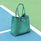 Toko Bazaar Woven Tote Bag - in Green