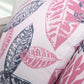 New Living Series Double Side Design Decorative Throw Pillow Cover, 18" X 18", Blue Pink, 4 Set